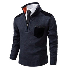 Men's Sweater | Crew Neck | Heavyweight | Winter - Navy