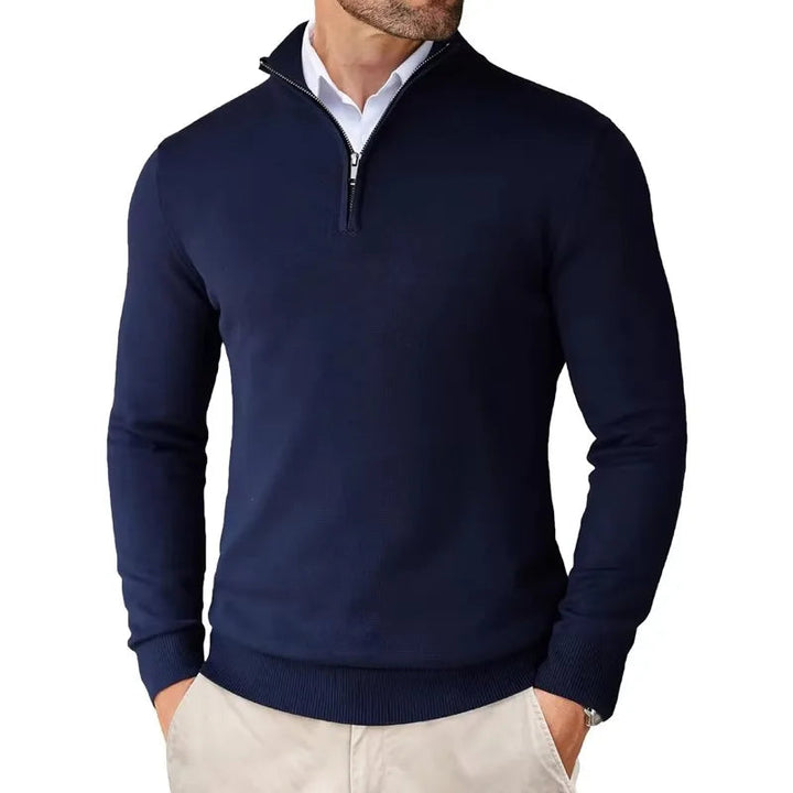 Men's Sweater | Elegant Crew | Autumn - Blue