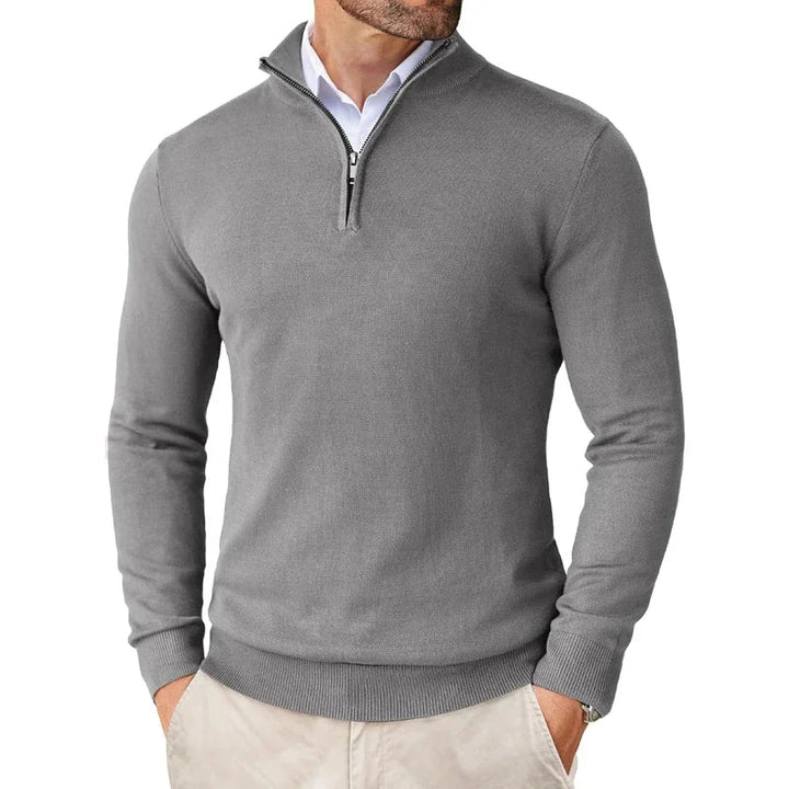 Men's Sweater | Elegant Crew | Autumn - Charcoal