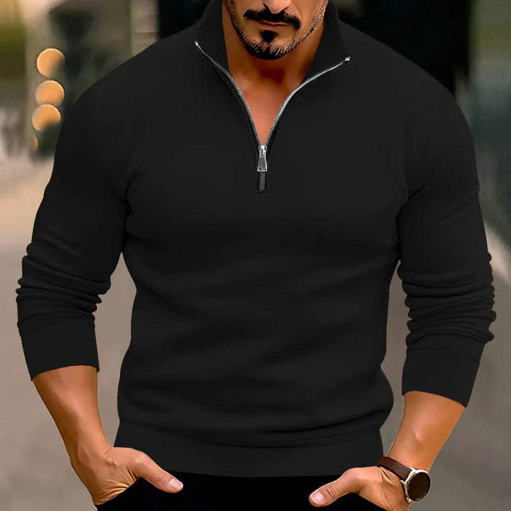 Men's Sweater | Half-Zip | Relaxed | Autumn