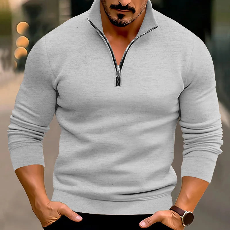 Men's Sweater | Half-Zip | Relaxed | Autumn