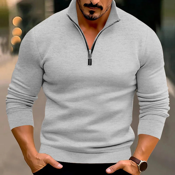 Men's Sweater | Half-Zip | Relaxed | Autumn