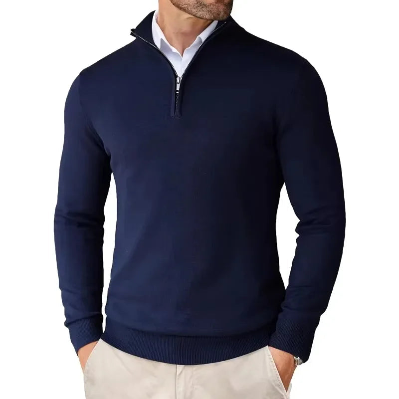 Men's Sweater | Half-Zip | Tailored | Autumn
