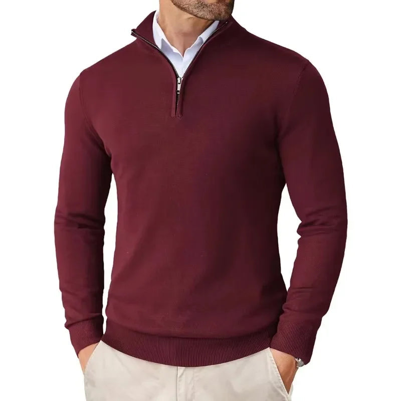 Men's Sweater | Half-Zip | Tailored | Autumn