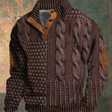 Men's Sweater | Relaxed | Crew Neck | Winter - Tan
