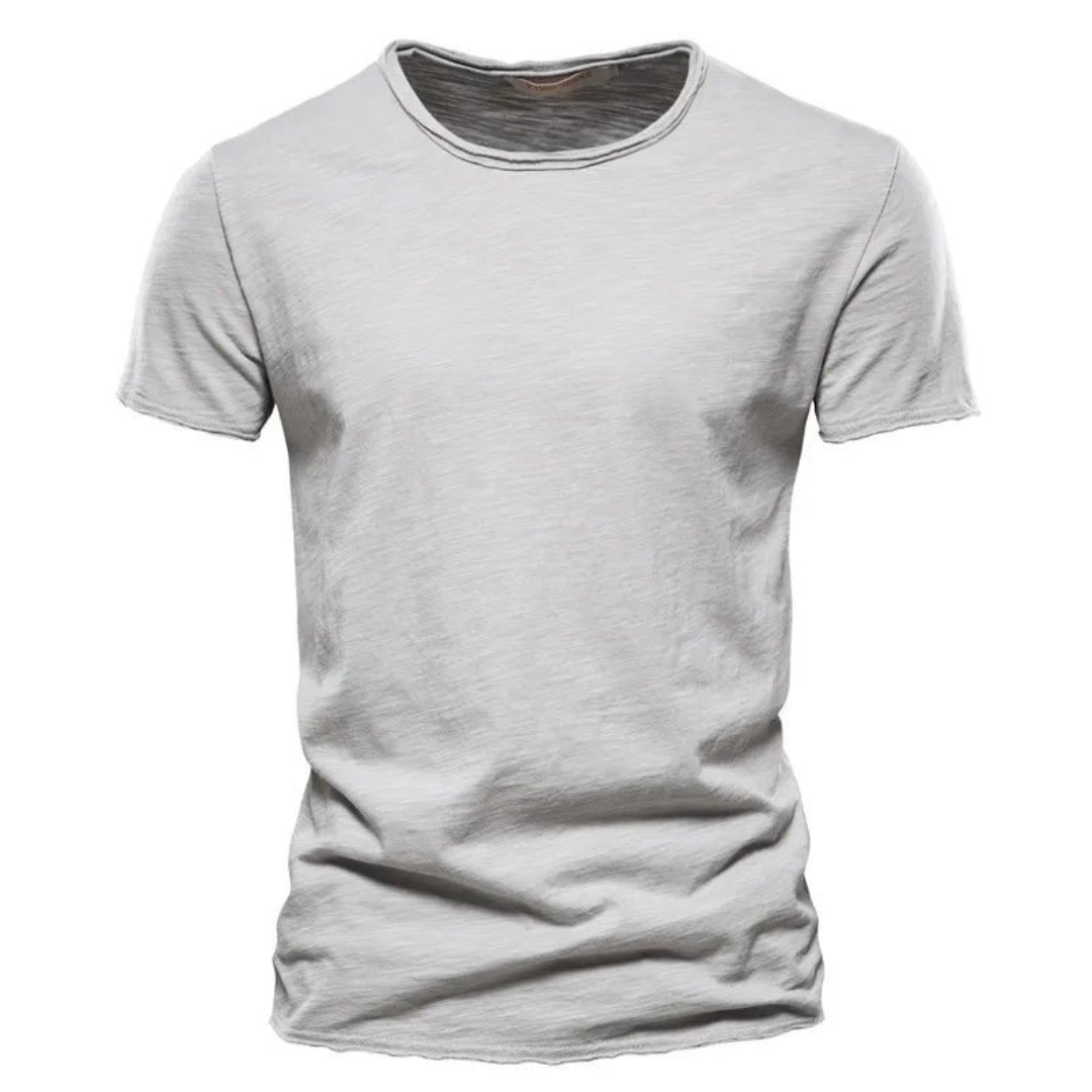 Men's T-Shirt | Slim Fit | Crew Neck | Summer - Gray