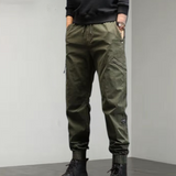Men's Tactical Cargo Joggers | Durable Fit | Autumn - Olive Green