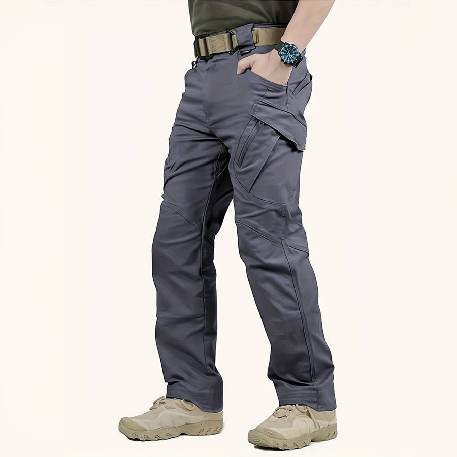 Men's Tactical Cargo Pants - Multi-Pocket Work Trousers | Fall - Dark Grey