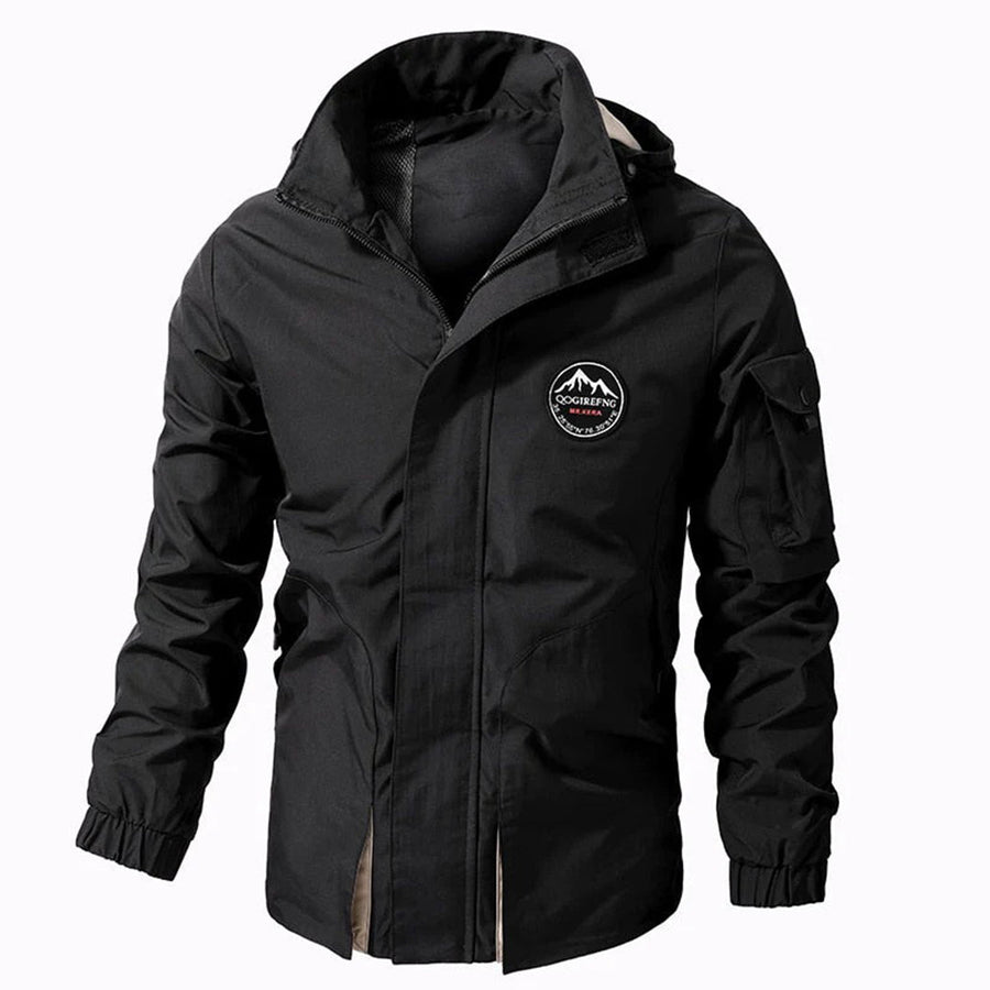 Men's Tactical Softshell Jacket | Water-Resistant | Durable | Winter - Black