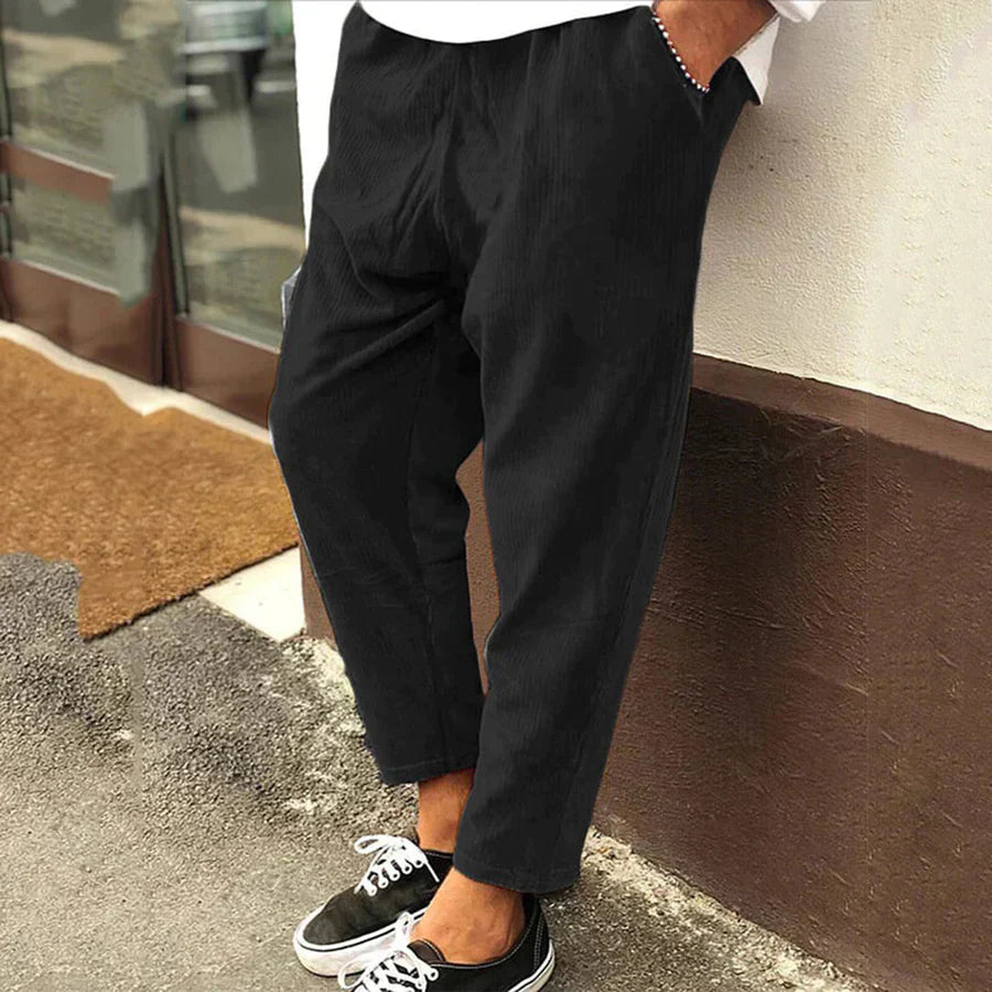 Men's Tapered Pants | Summer - Black
