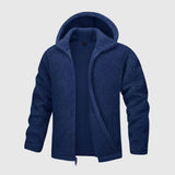 Men's Teddy Fleece Jacket | Warm Comfort | Winter - Navy