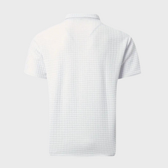 Men's Textured Polo | Subtle Check | Summer