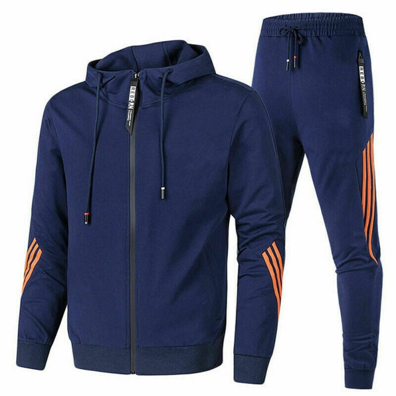 Men's Tracksuit | Relaxed | Two-Piece | Summer - Navy Blue