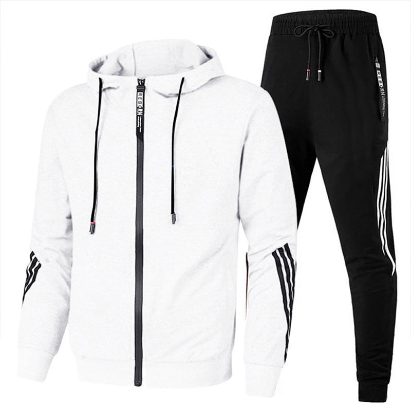 Men's Tracksuit | Relaxed | Two-Piece | Summer - White
