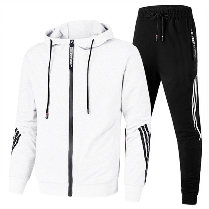 Men's Tracksuit | Relaxed | Two-Piece | Summer - White