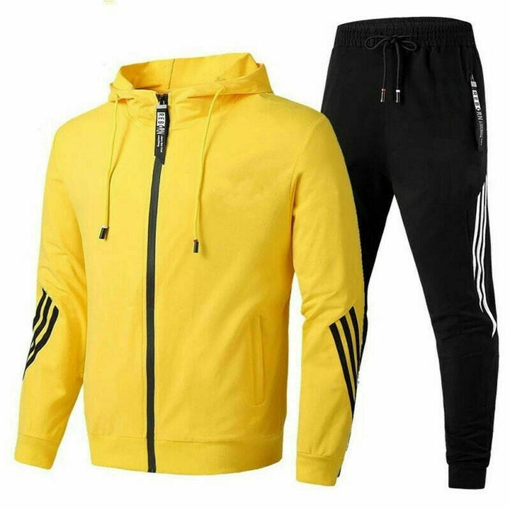 Men's Tracksuit | Relaxed | Two-Piece | Summer - Yellow