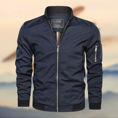 Men's Trendy Bomber Jacket | Casual | Summer - Blue
