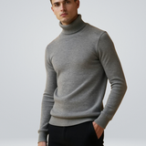 Men's Turtleneck Sweater | Warm Polyester | Classic | Winter