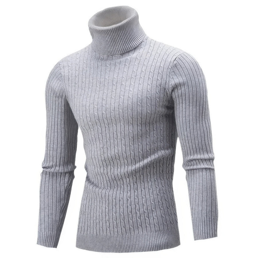 Men's Turtleneck Sweater | Warm | Winter - Gray