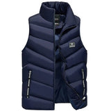 Men's Vest | Puffer Sleeveless | Padded | Winter - Navy
