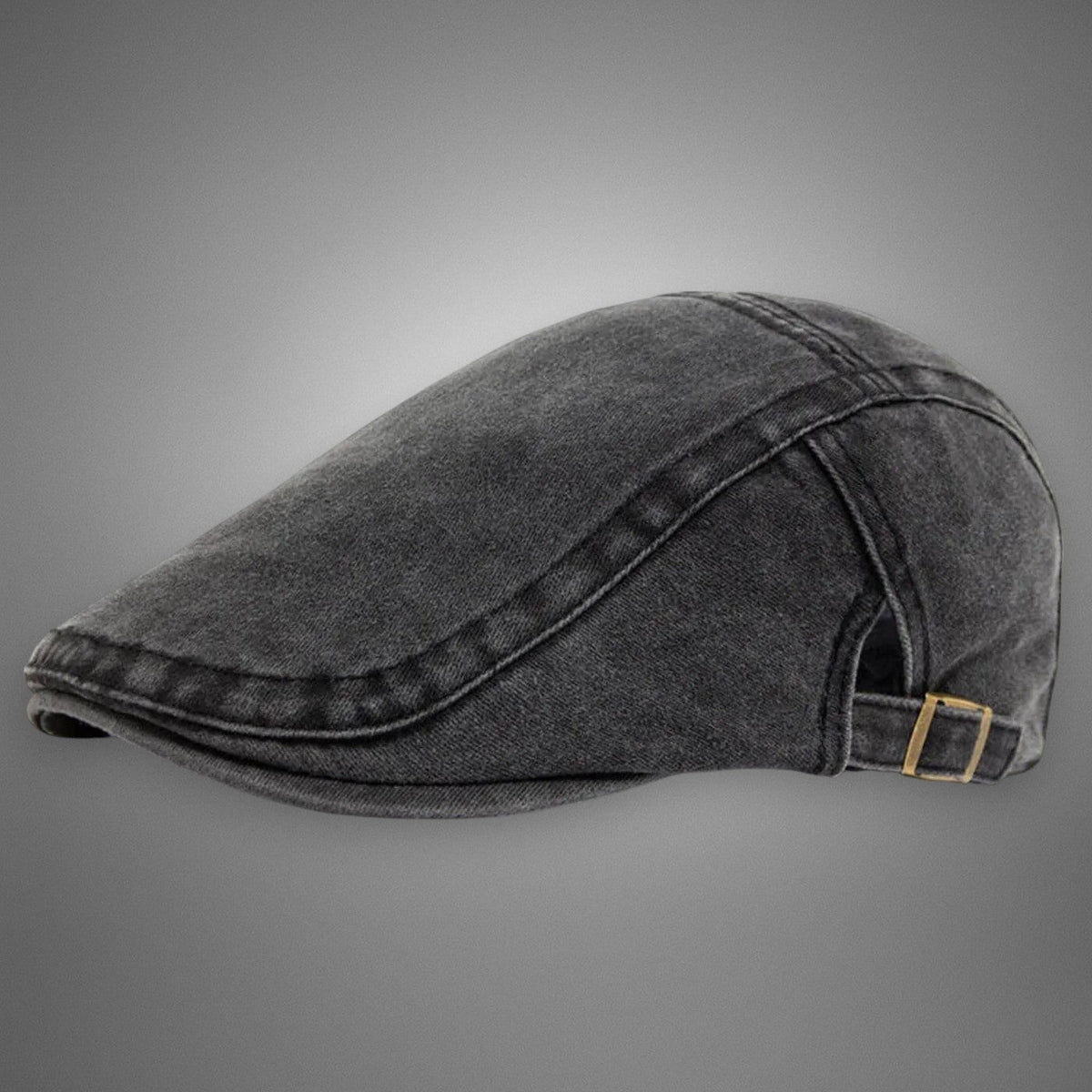 Men's Vintage Beret Hat - Classic Wool Blend | Autumn - Black