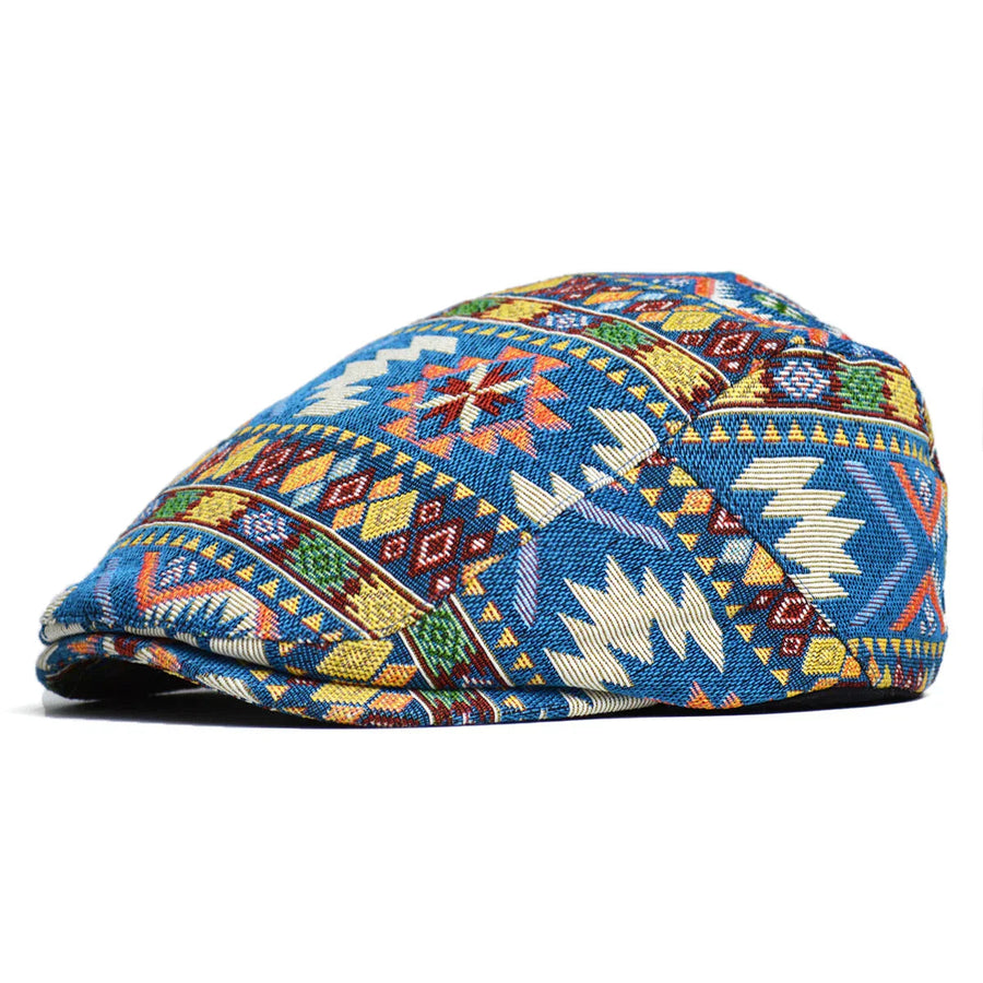 Men's Vintage Colorful Baseball Cap - Retro Style | Autumn - Blue