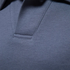 Men's Warm Polo Sweater - Classic Knit Style | Autumn
