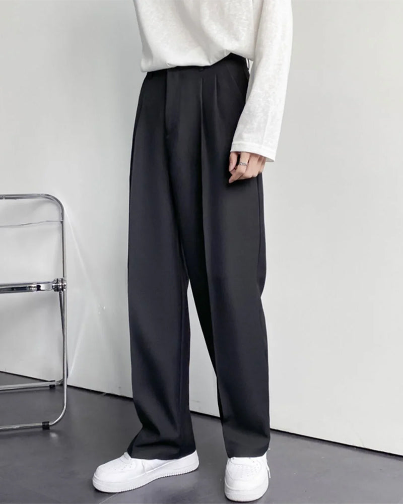 Men's Wide Leg Trousers | Tailored | Autumn