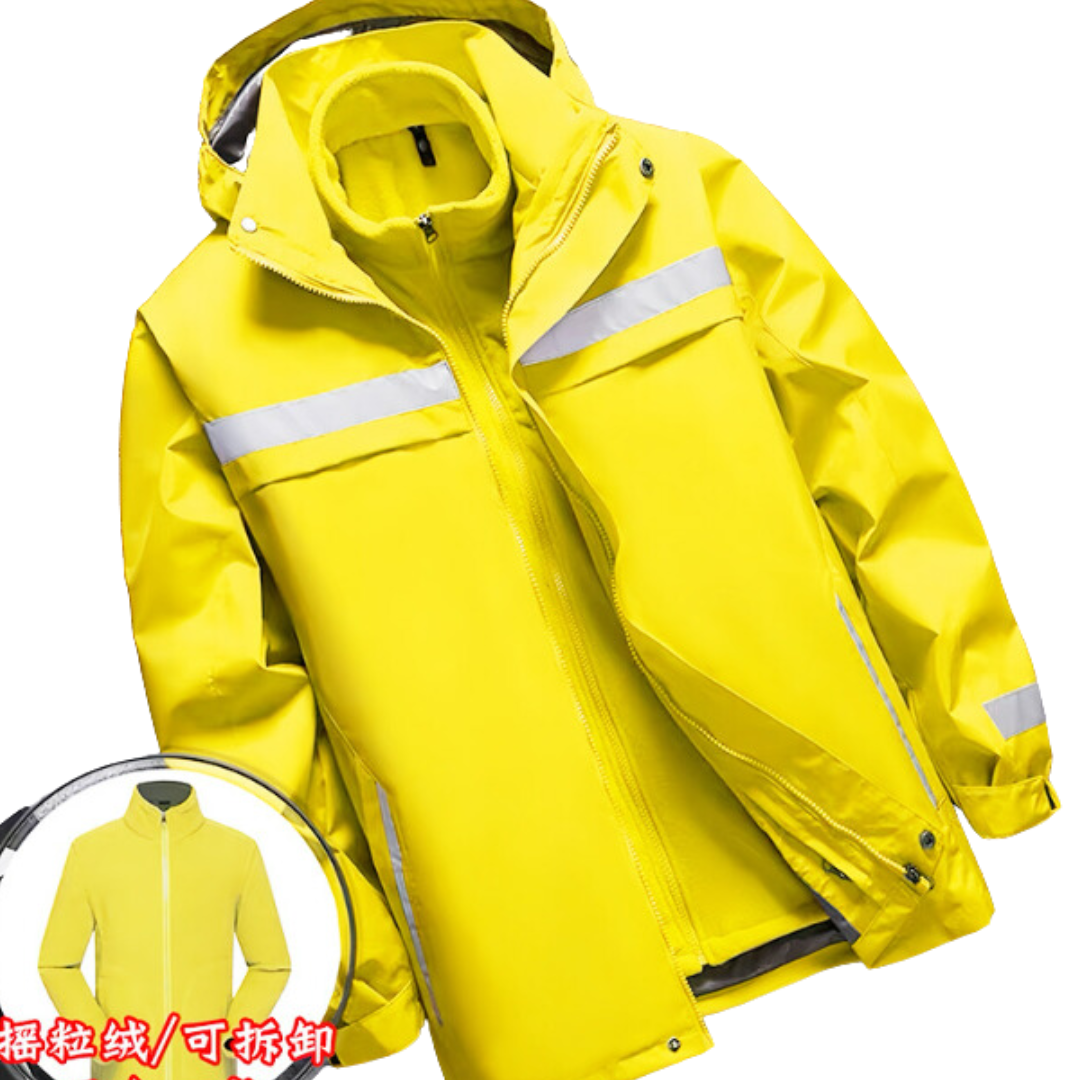Men's Windproof Adventure Jacket | Lightweight | All-Season | Autumn - Yellow