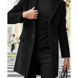 Men's Winter Coat | Elegant Classic | Tailored Fit - Black