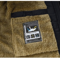 Men's Winter Parka Jacket - Fleece Lined with Faux Fur Hood