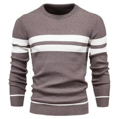 Men's Winter Pullover | Knit Sweater | Winter - Brown