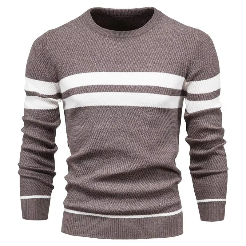 Men's Winter Pullover | Knit Sweater | Winter - Brown