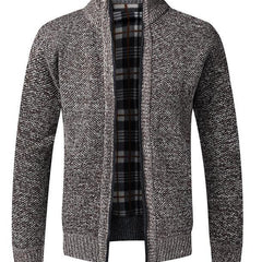 Men's Wool Blend Collared Vest - Classic Knit | Autumn - #2 Koffie