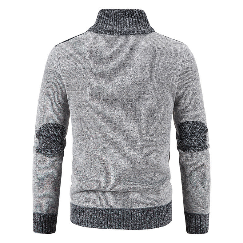 Men's Wool Blend Collared Vest - Classic Knit | Autumn