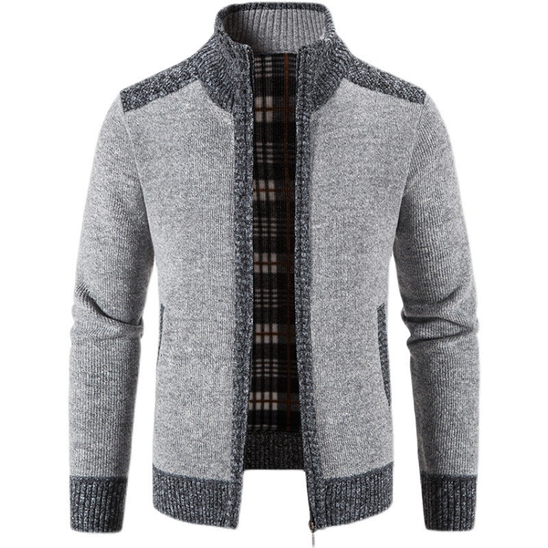 Men's Wool Blend Collared Vest - Classic Knit | Autumn