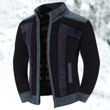 Men's Wool Blend Zip Vest - Classic Layering | Autumn - Black