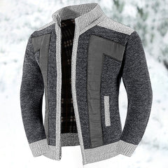 Men's Wool Blend Zip Vest - Classic Layering | Autumn - Charcoal