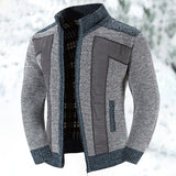 Men's Wool Blend Zip Vest - Classic Layering | Autumn - Light Grey