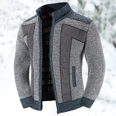 Men's Wool Blend Zip Vest - Classic Layering | Autumn - Light Grey