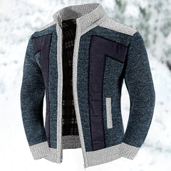 Men's Wool Blend Zip Vest - Classic Layering | Autumn - Navy