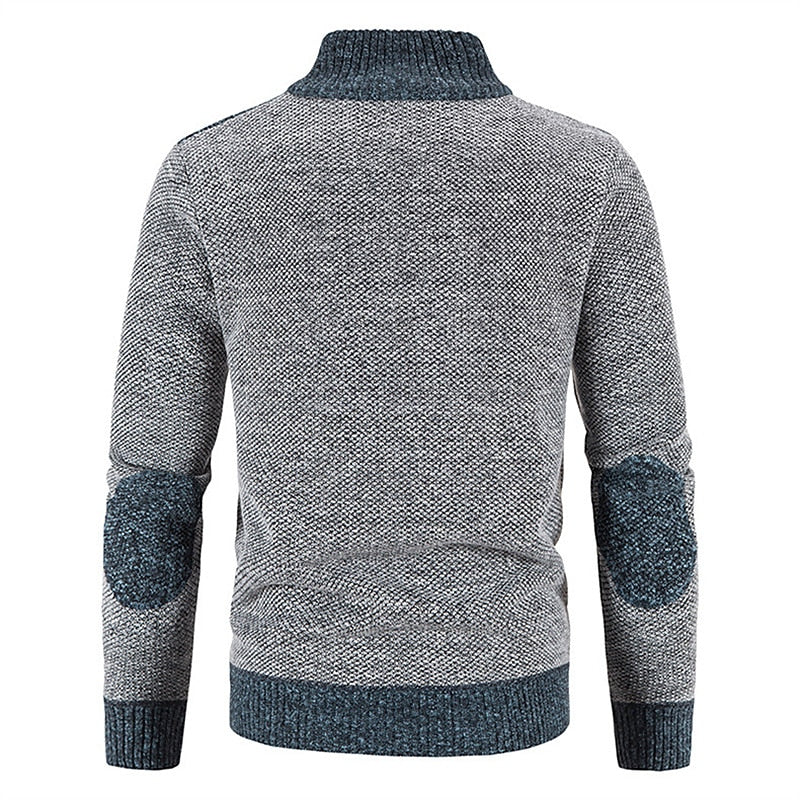 Men's Wool Blend Zip Vest - Classic Layering | Autumn