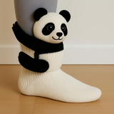 Women's Animal Design Socks - Cozy Comfort | Autumn - Panda