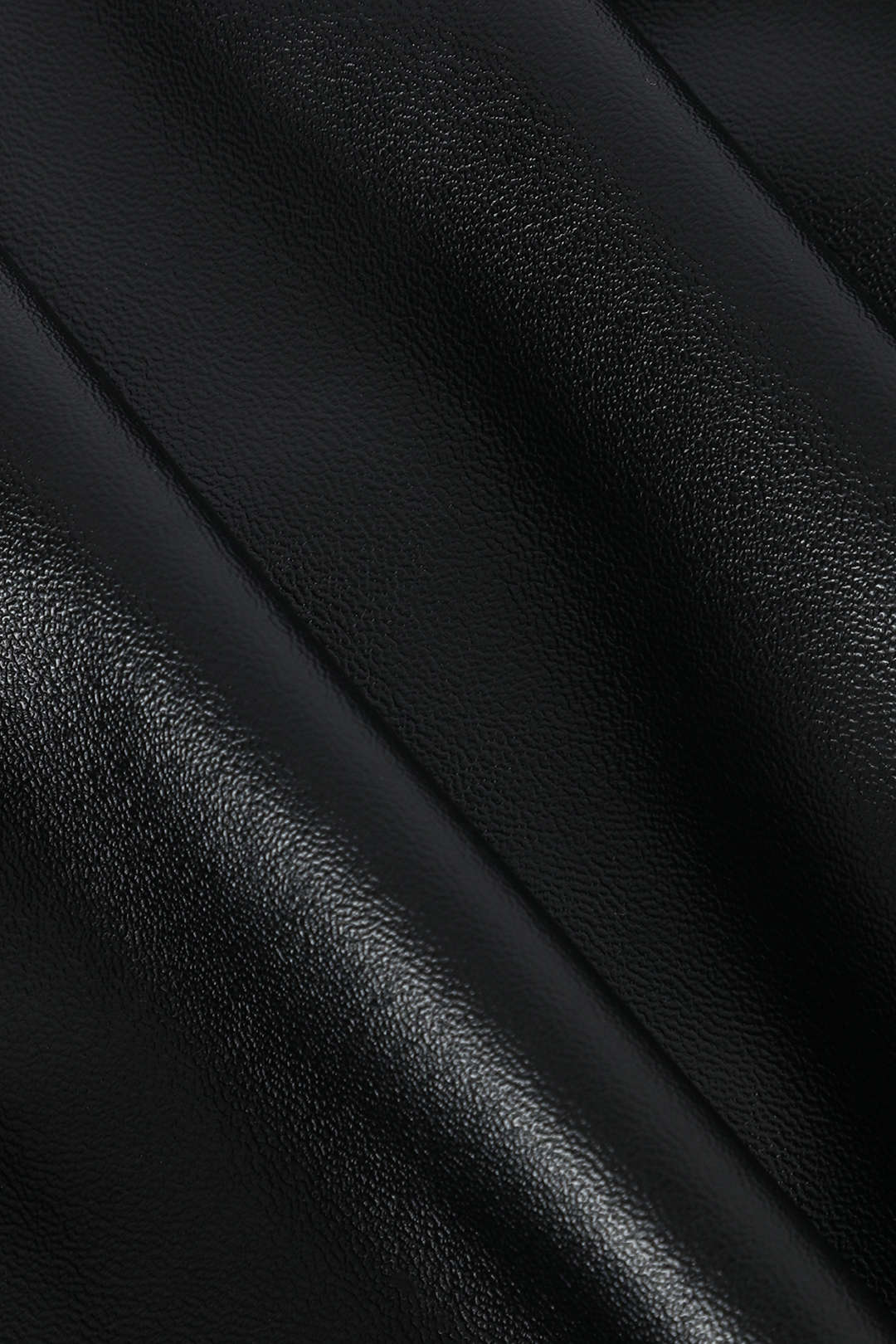 Women's Asymmetrical Faux Leather Midi Skirt | Wrap Detail | Winter