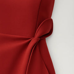 Women's Asymmetrical Midi Dress | Waist Detail | Elegant | Spring