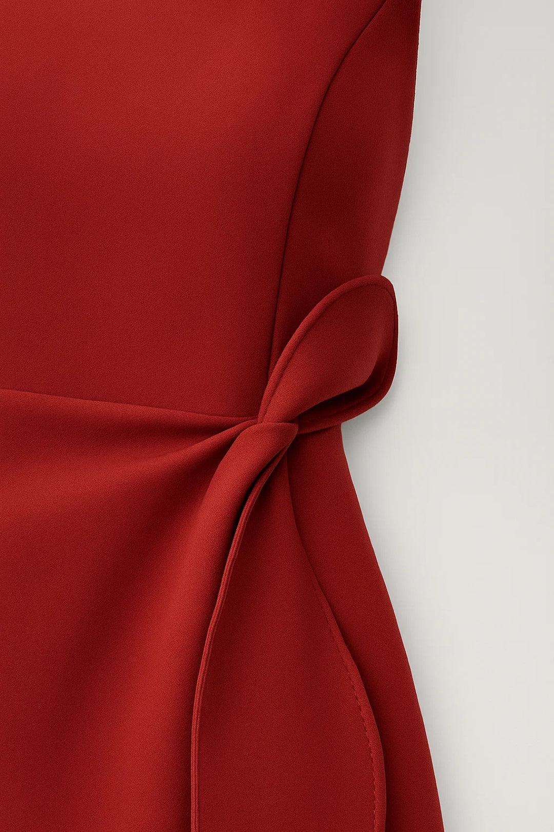 Women's Asymmetrical Midi Dress | Waist Detail | Elegant | Spring