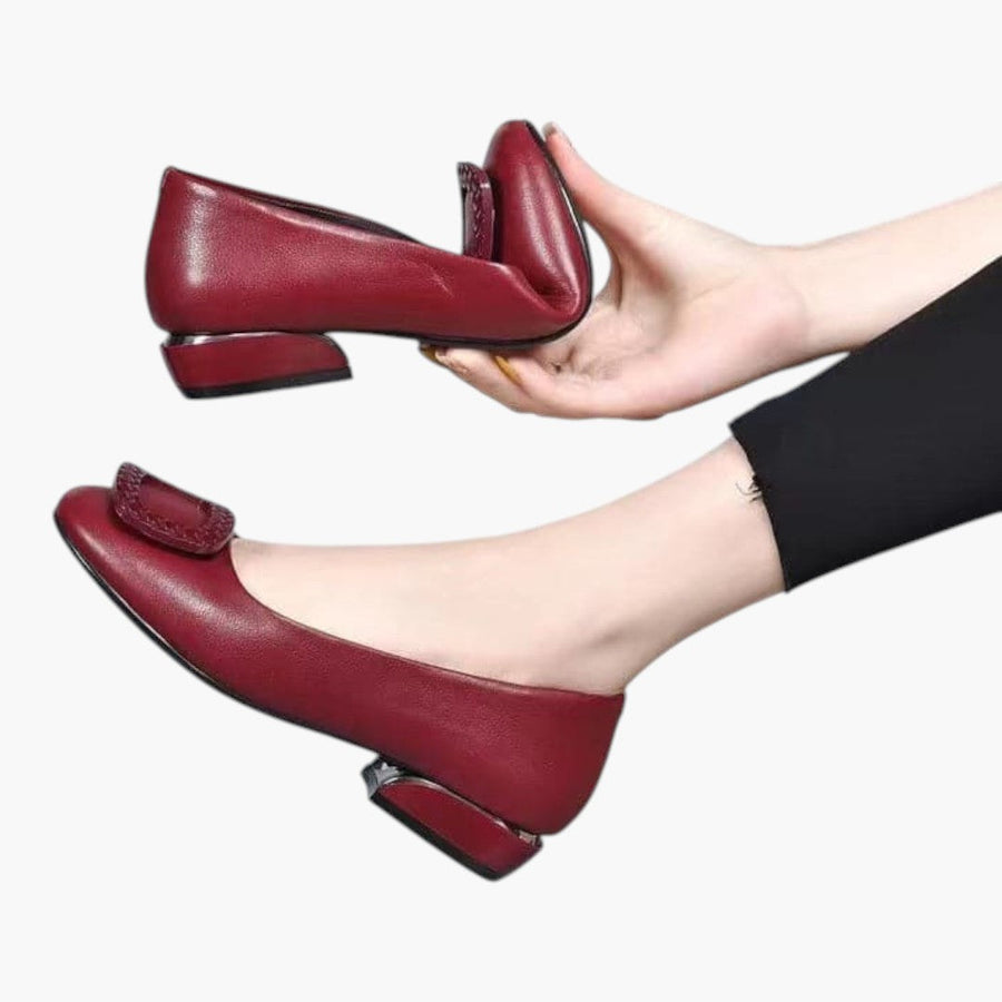 Women's Ballet Flats | Orthopedic Sole | Comfort | Summer - Red