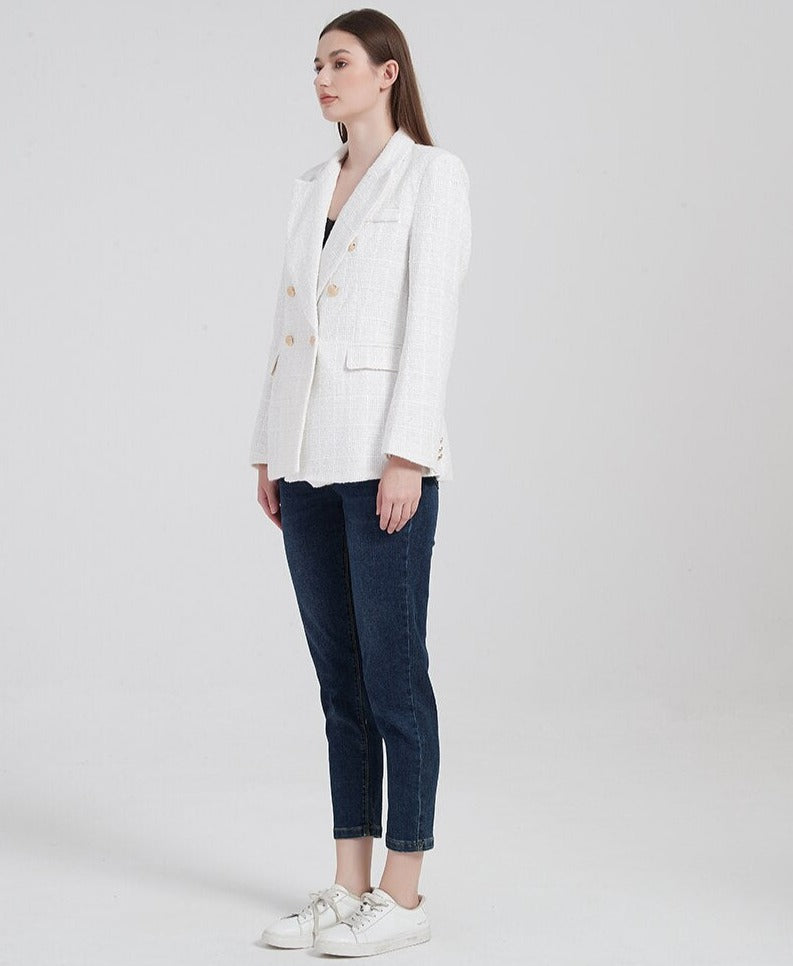 Women's Blazer | Double-Breasted | Structured | Autumn