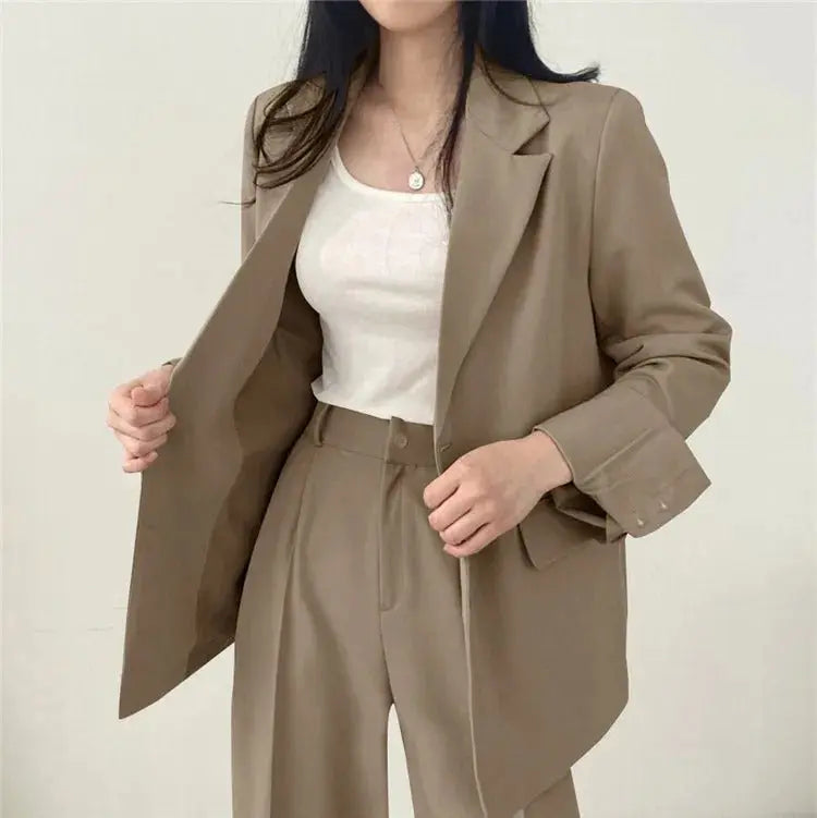 Women's Blazer Pant Set | Tailored | Autumn