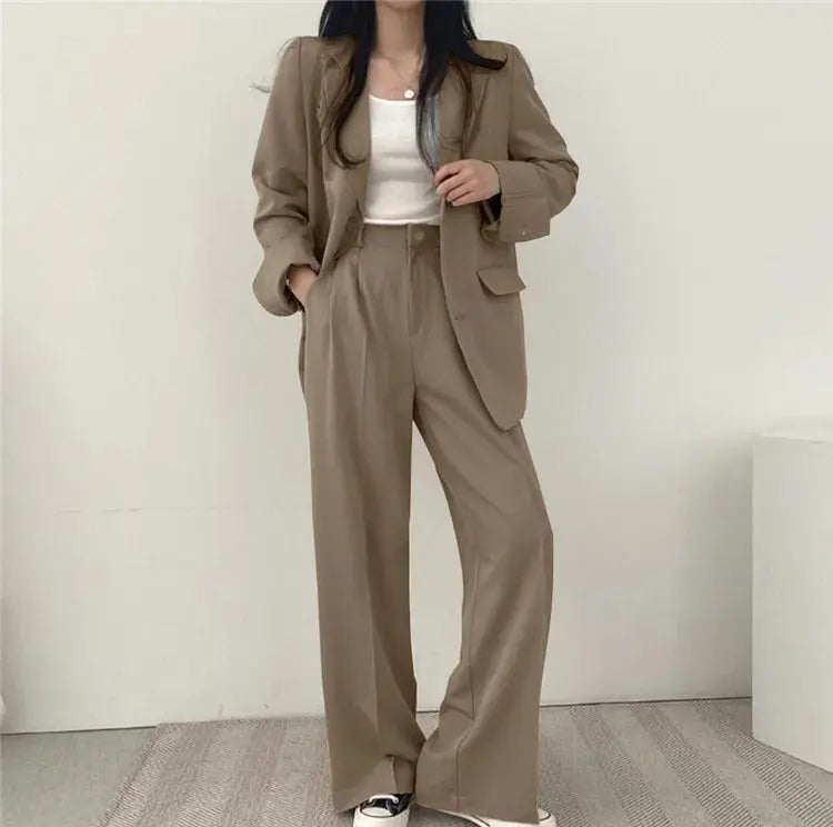 Women's Blazer Pant Set | Tailored | Autumn